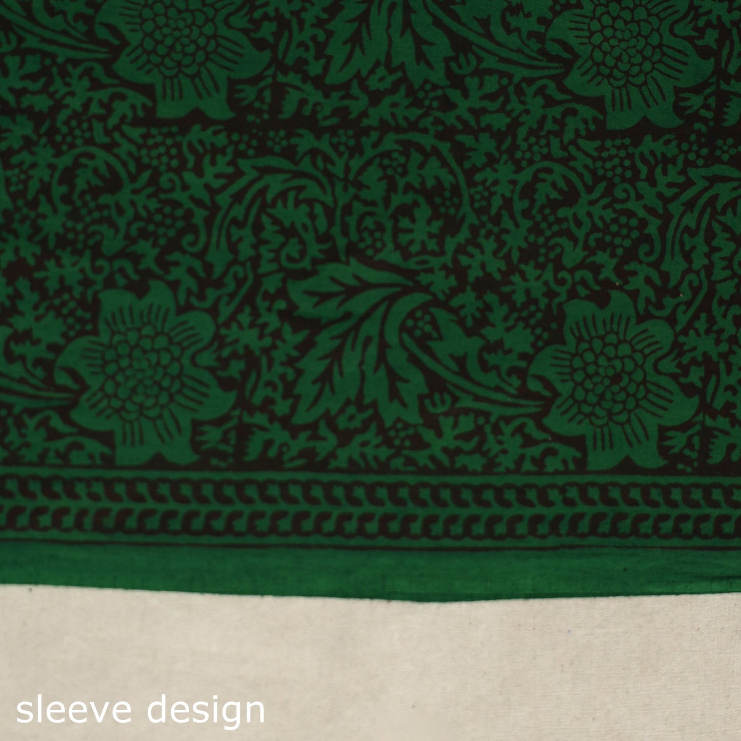 Green - bagh patchwork cotton unstitched kurta material