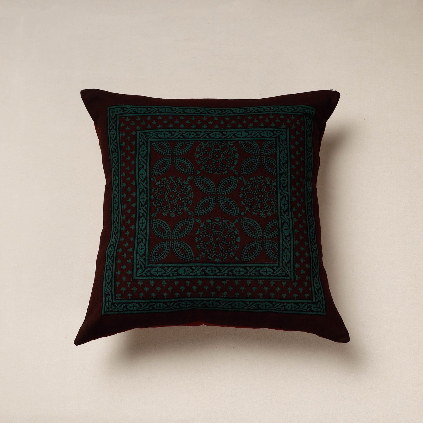 Block Printed Cushion Cover
