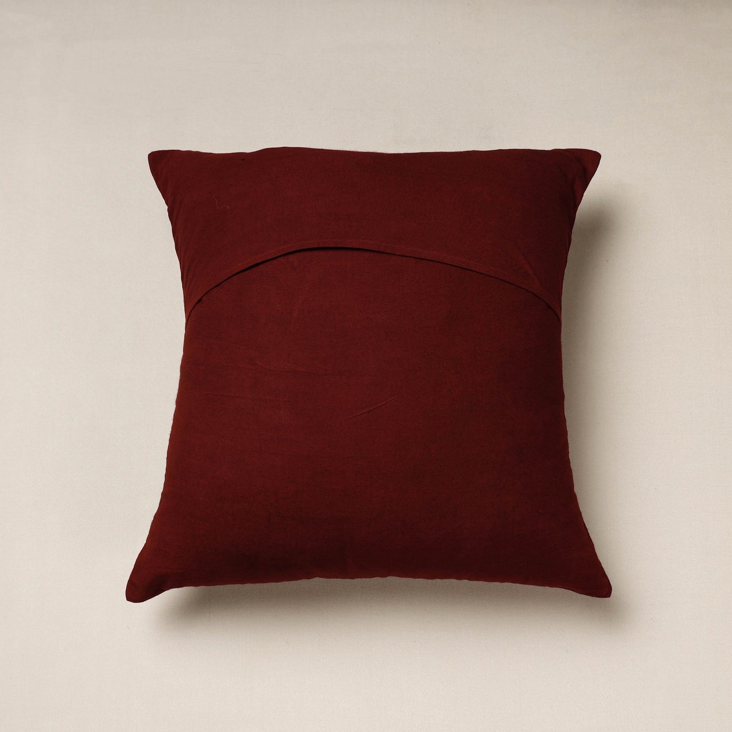 Green Bagh Block Printed Cotton Cushion Cover