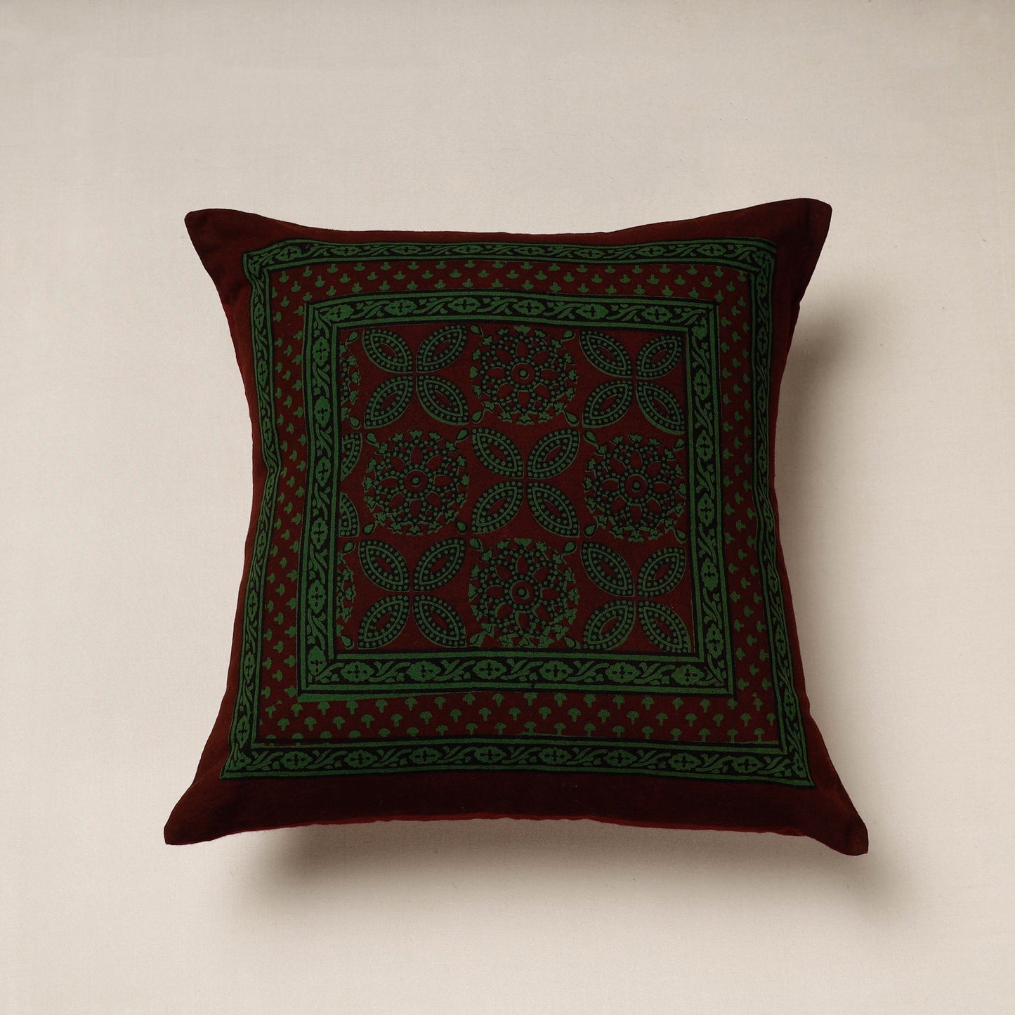 Block Printed Cushion Cover