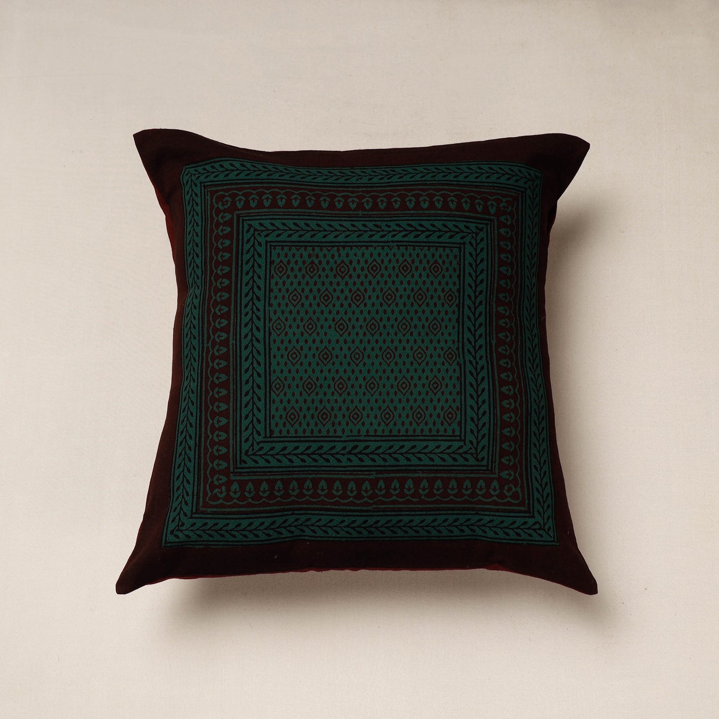 Block Printed Cushion Cover