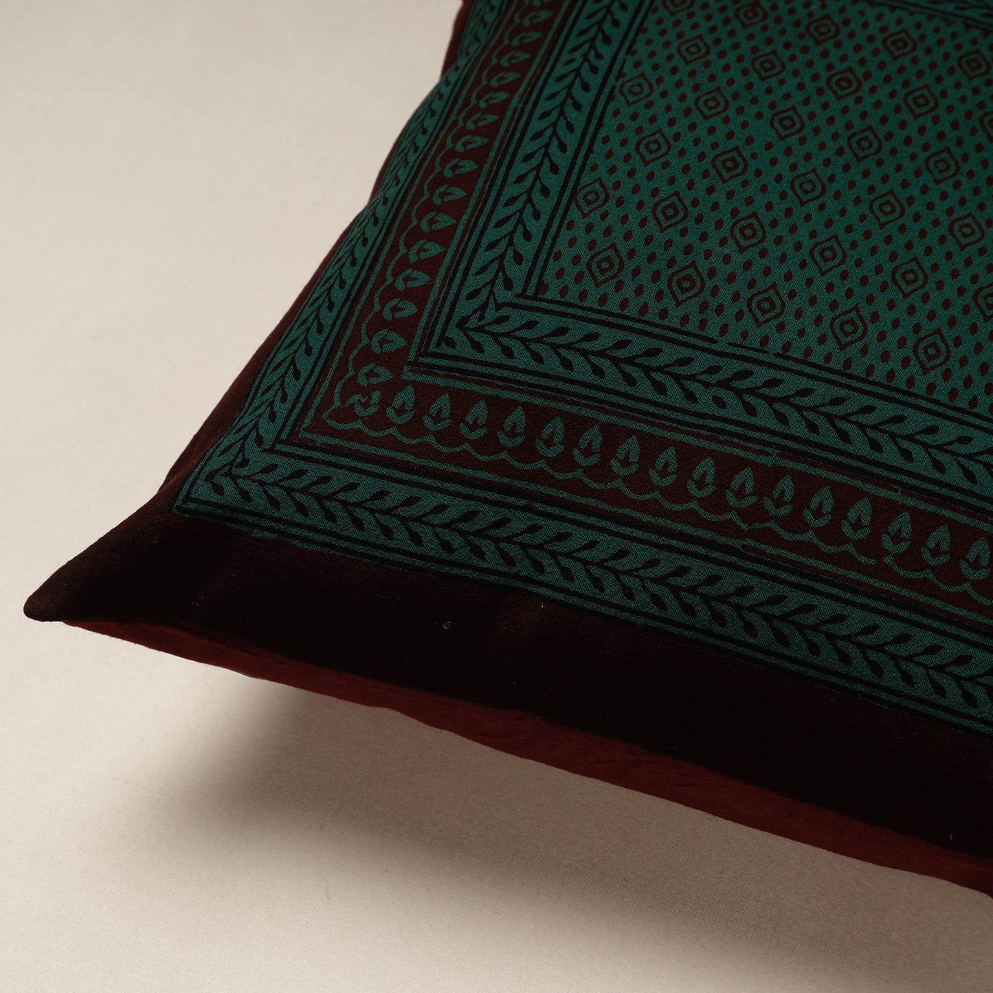 Block Printed Cushion Cover