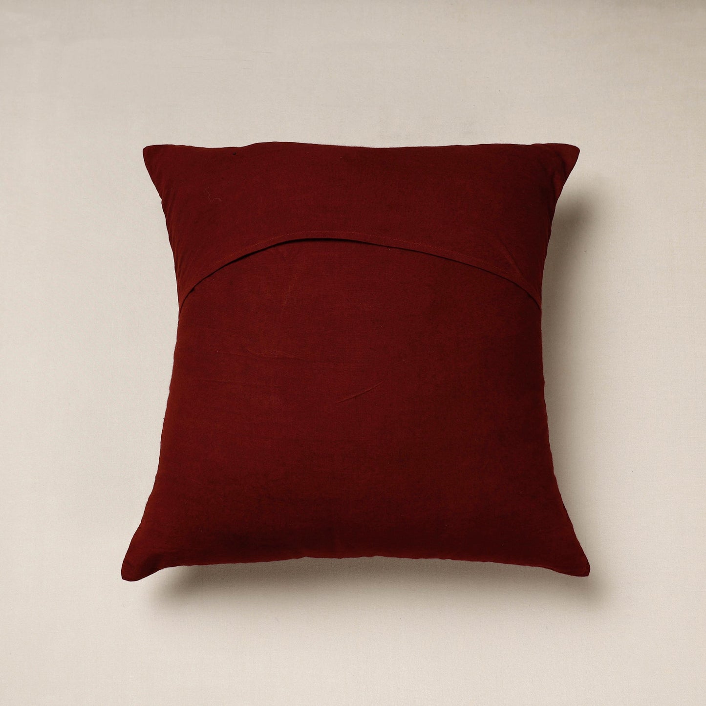 Green Bagh Block Printed Cotton Cushion Cover