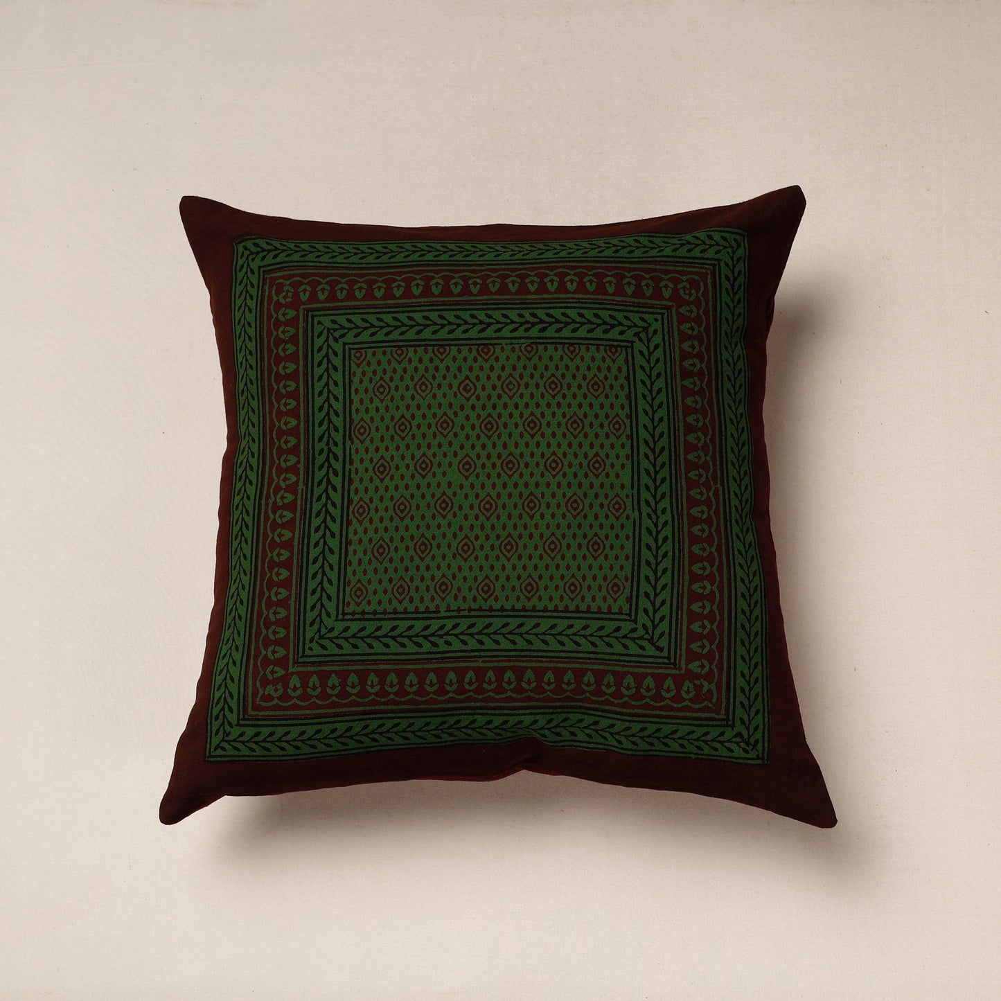 Bagh Block Printed Cotton Cushion Cover Online l iTokri.com