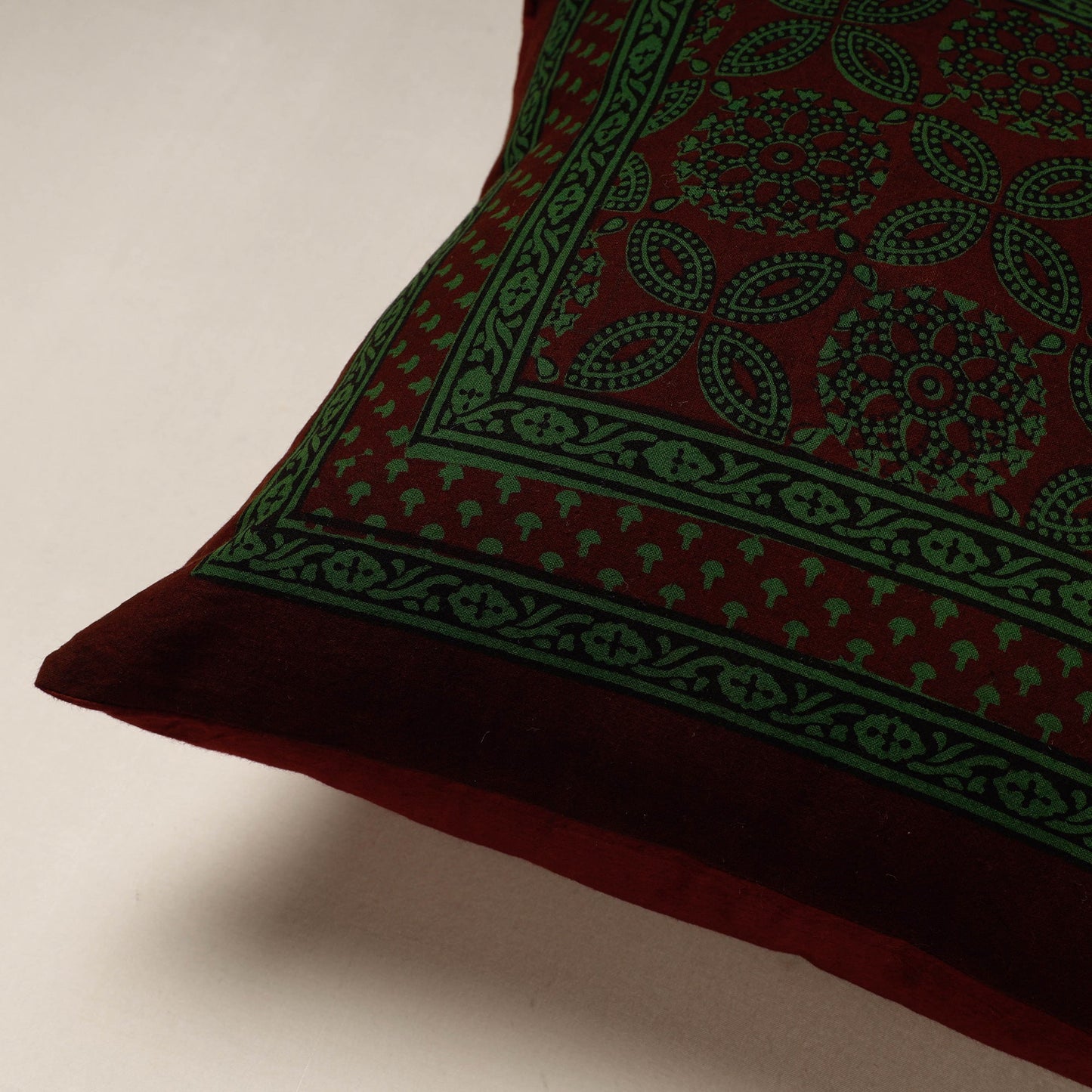 Block Printed Cushion Cover