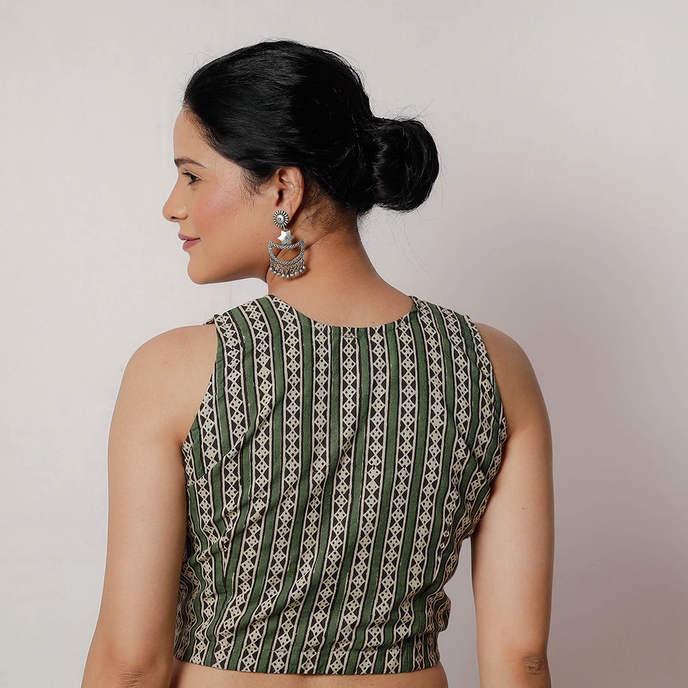 Bagru Stitched Blouse
