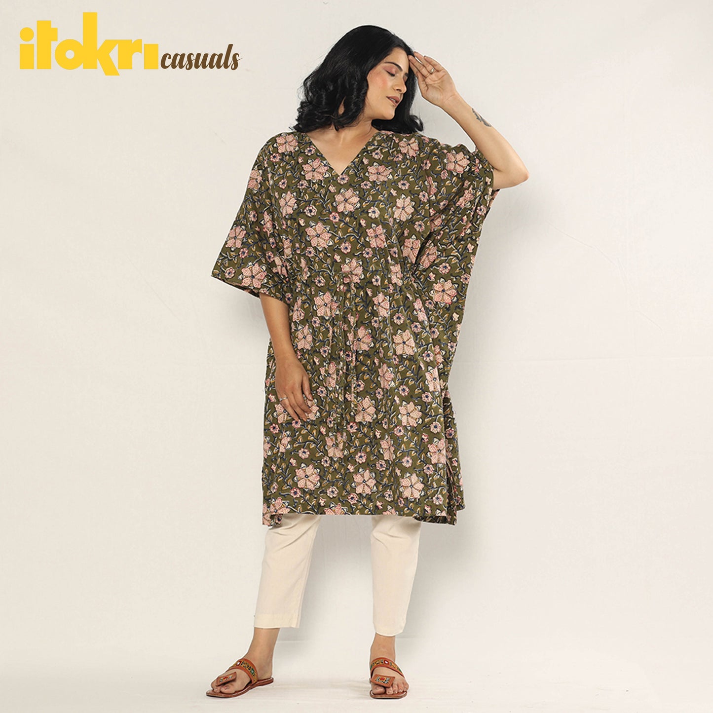 Bagru kaftan
