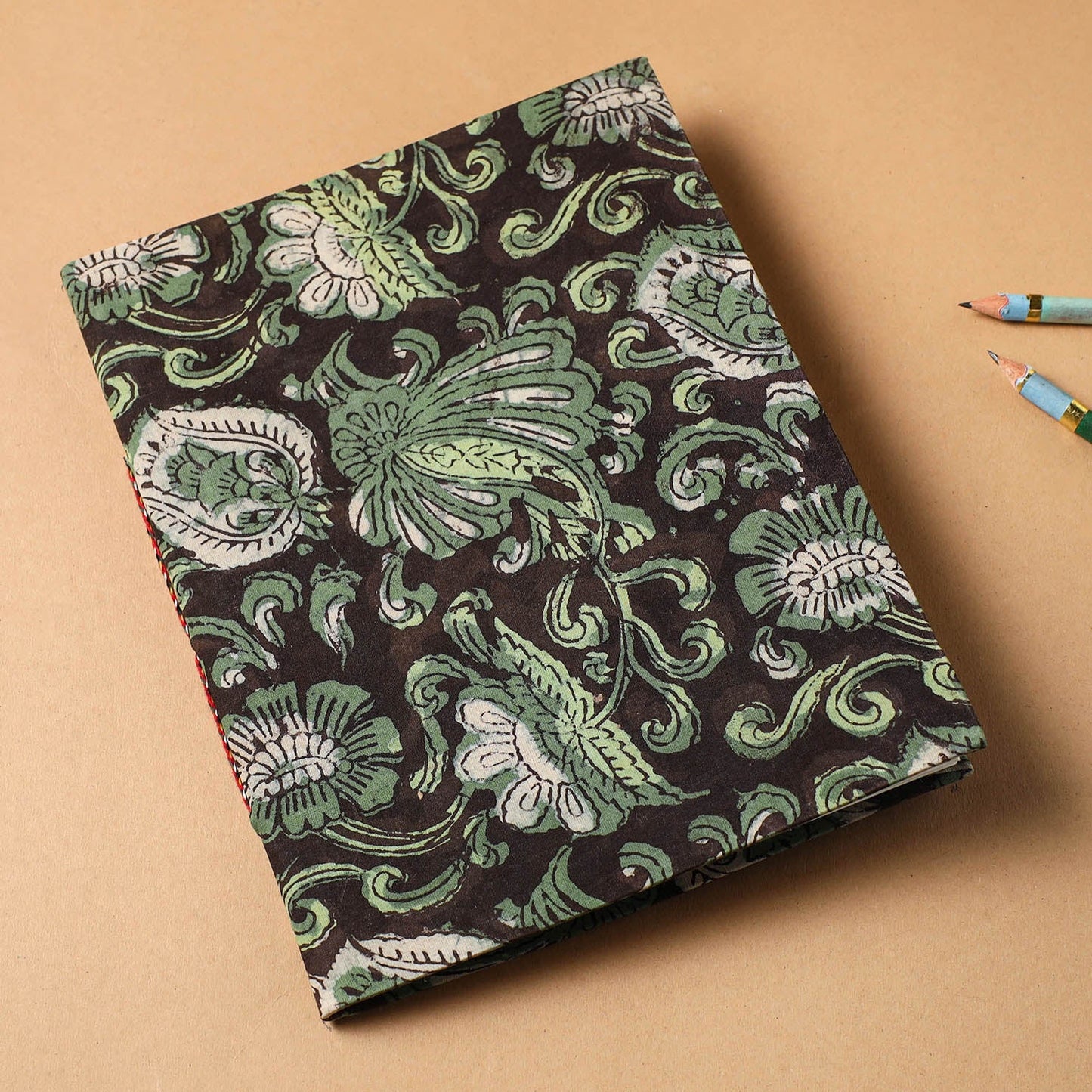 Bagru Fabric Cover Handmade Paper Notebook