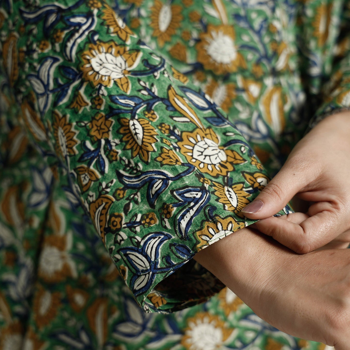 Buy Bagru Block Printed Cotton Kurta with Palazzo Set Online at iTokri.com