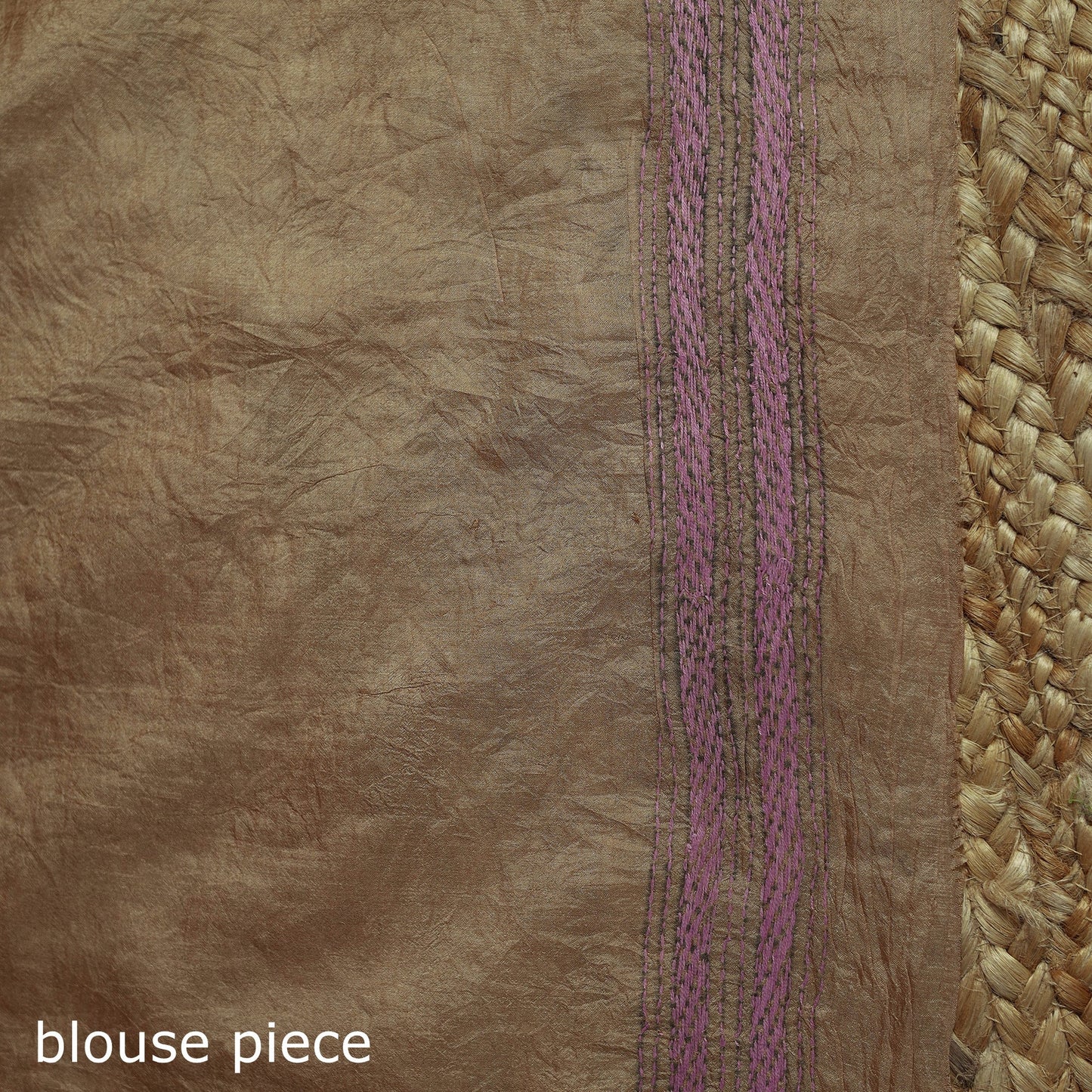 Bengal hand embroidery bangalore silk handloom kantha saree