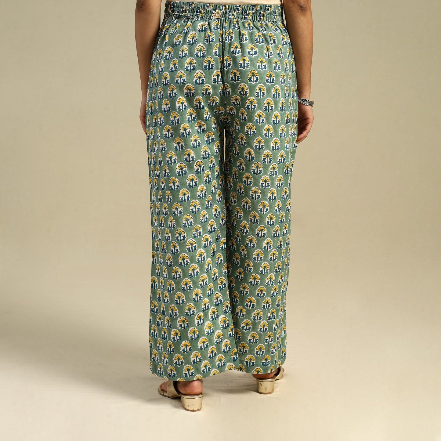 Block Print Cotton Sanganeri Palazzo