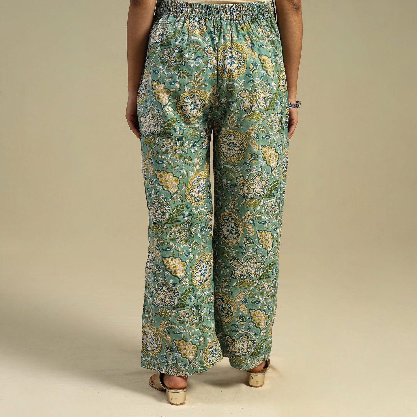 Block Print Cotton Sanganeri Palazzo