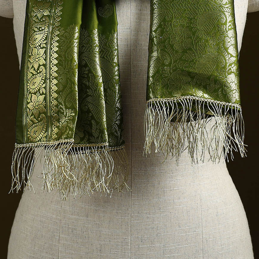 Brocade handloom semi silk nakshi buti banarasi stole