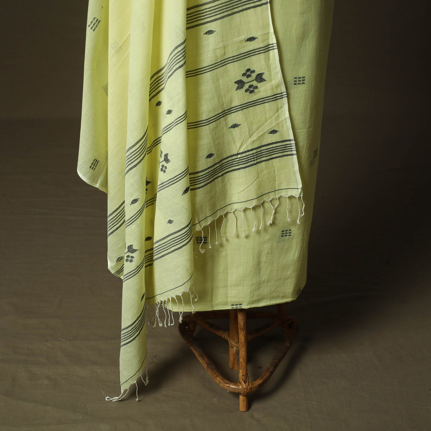 Burdwan jamdani handloom cotton 2pc unstitched dress