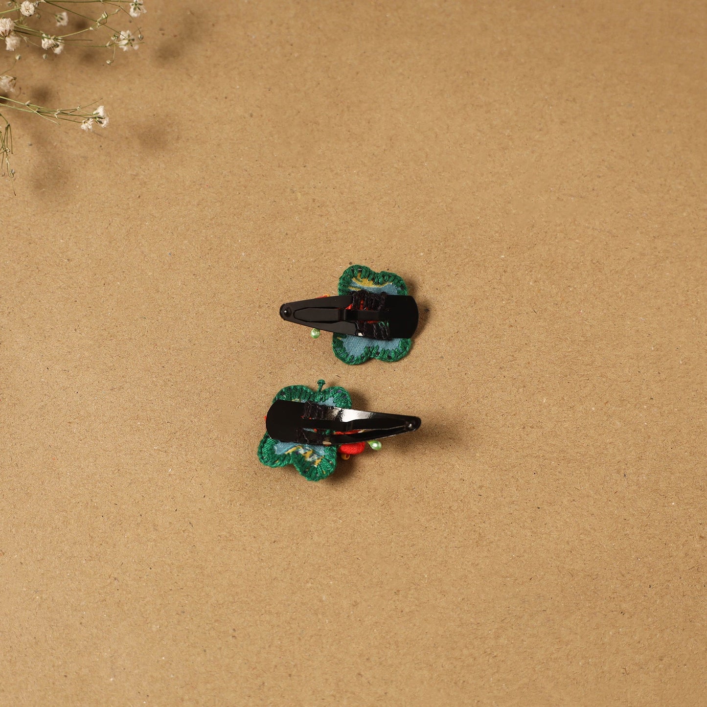 Fab artwork tik-tak hair clip for kids (set of 2) 16