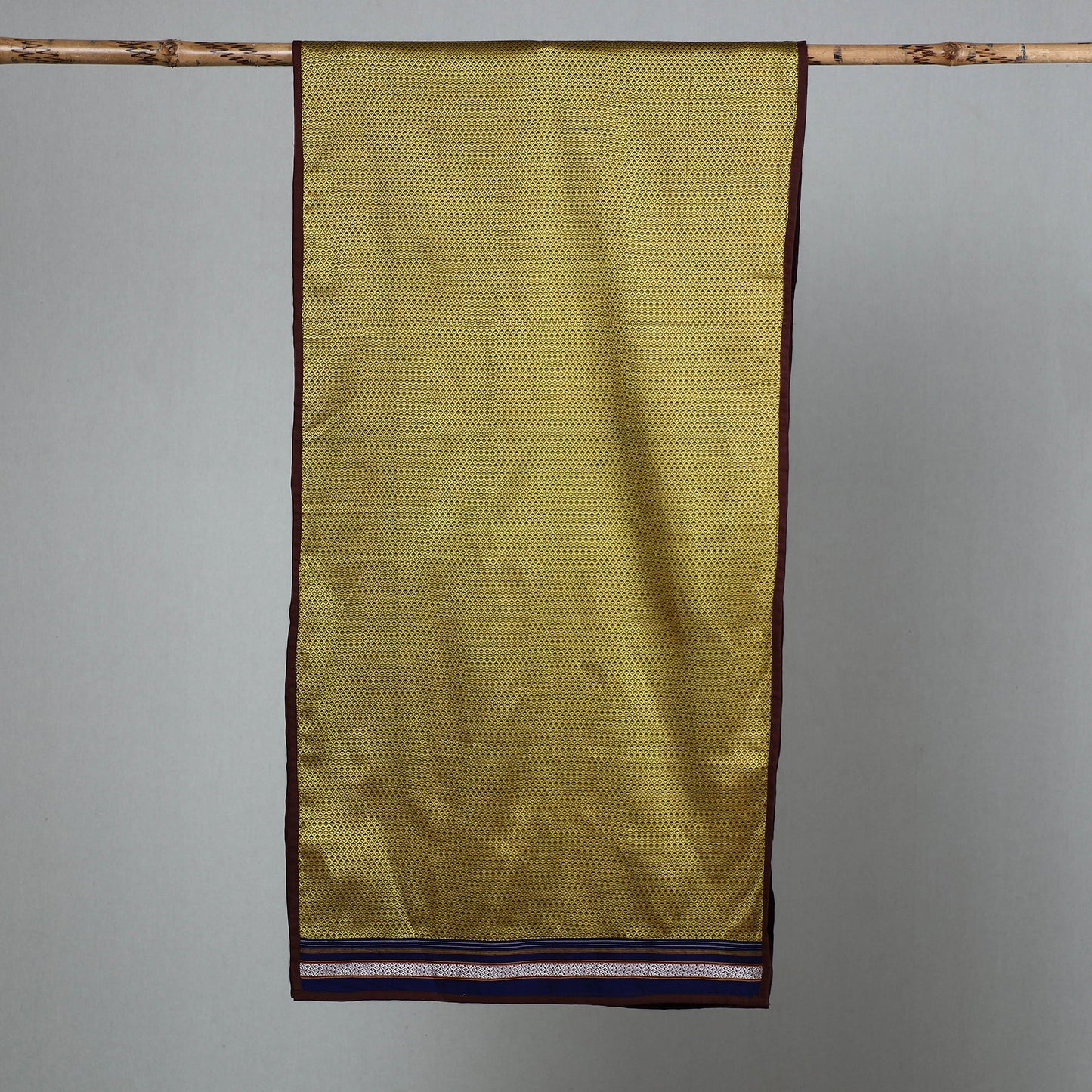 Green Cotton Khun Weave Stole