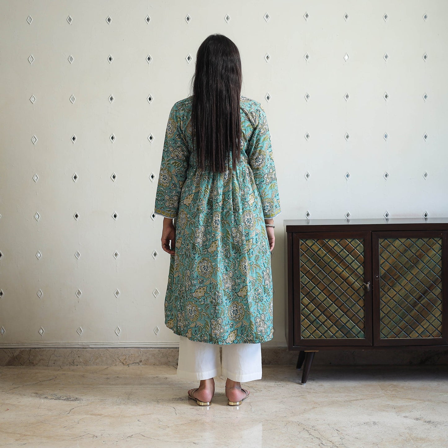 Sanganeri print Kurta