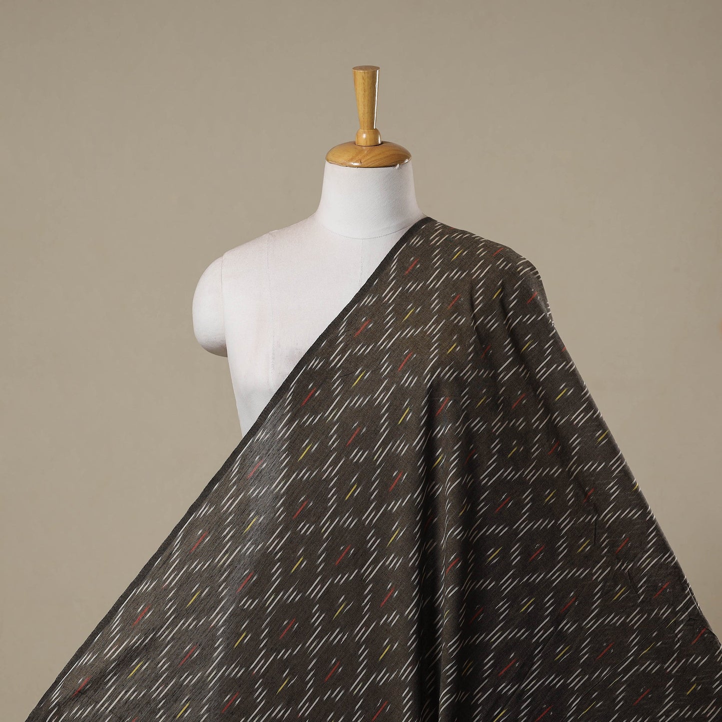 Cotton pochampally ikat fabric 06 - handcrafted