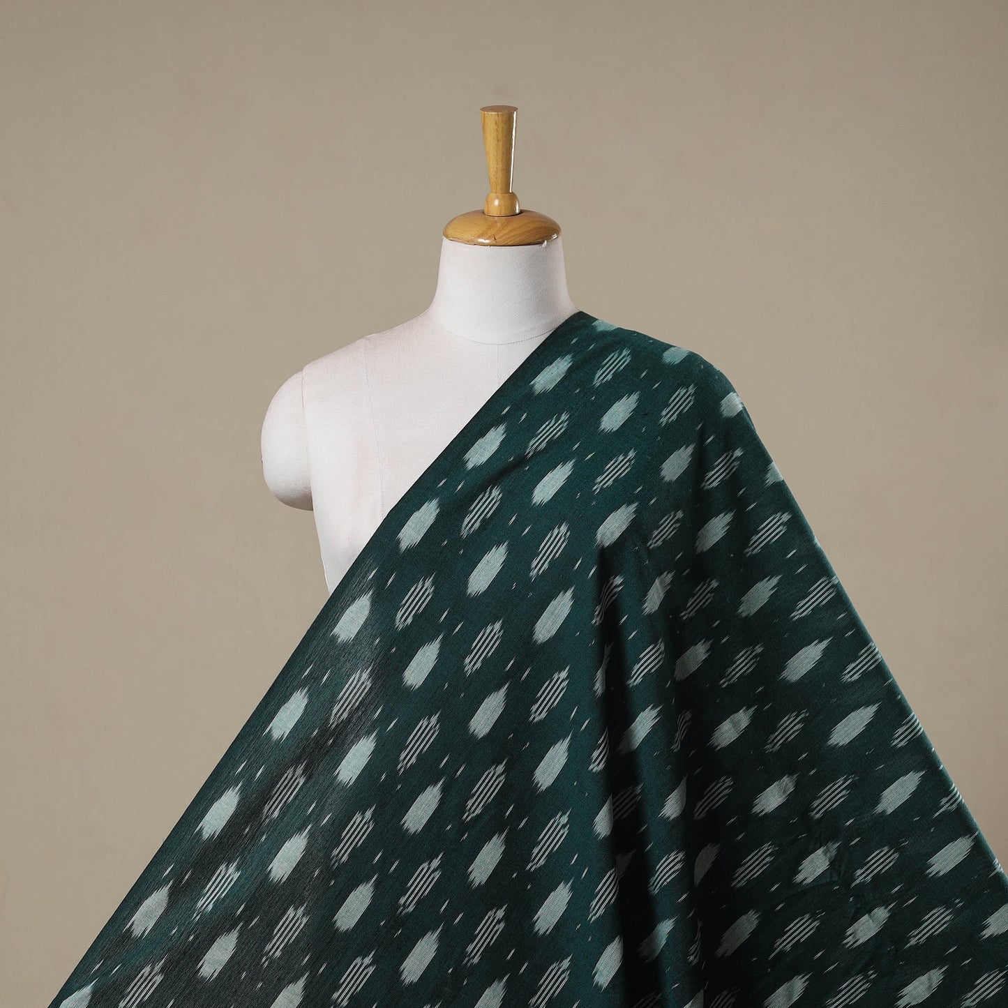 Cotton pochampally ikat fabric 13 - handcrafted
