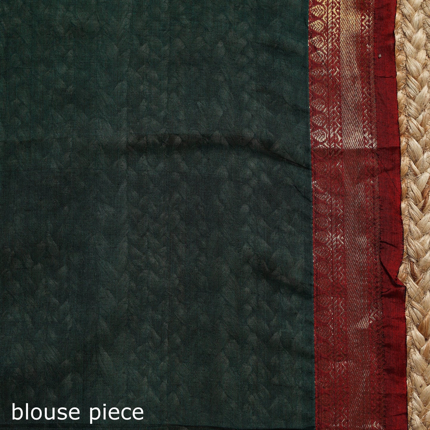 Dharwad cotton saree with border 48 - handcrafted