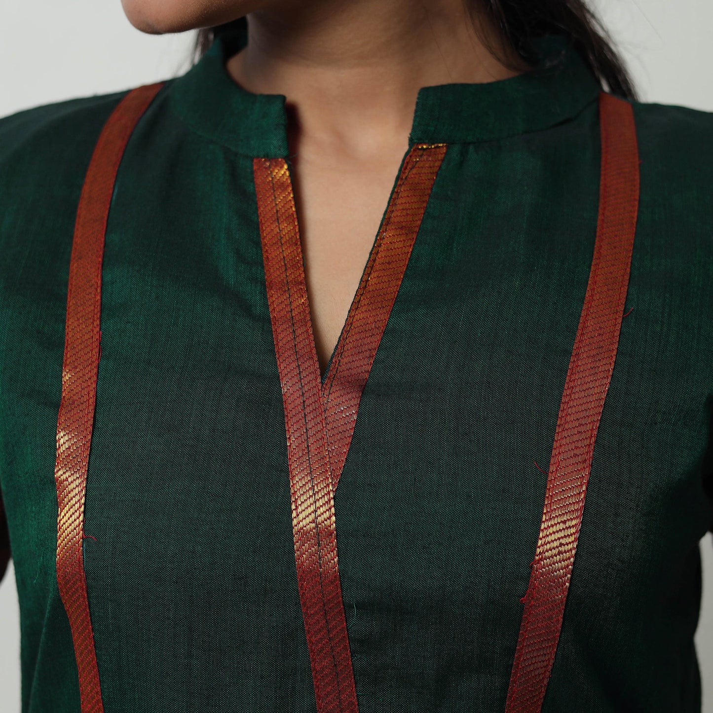 Dharwad Mercerised Cotton Kurta | Straight & Elegant for Women