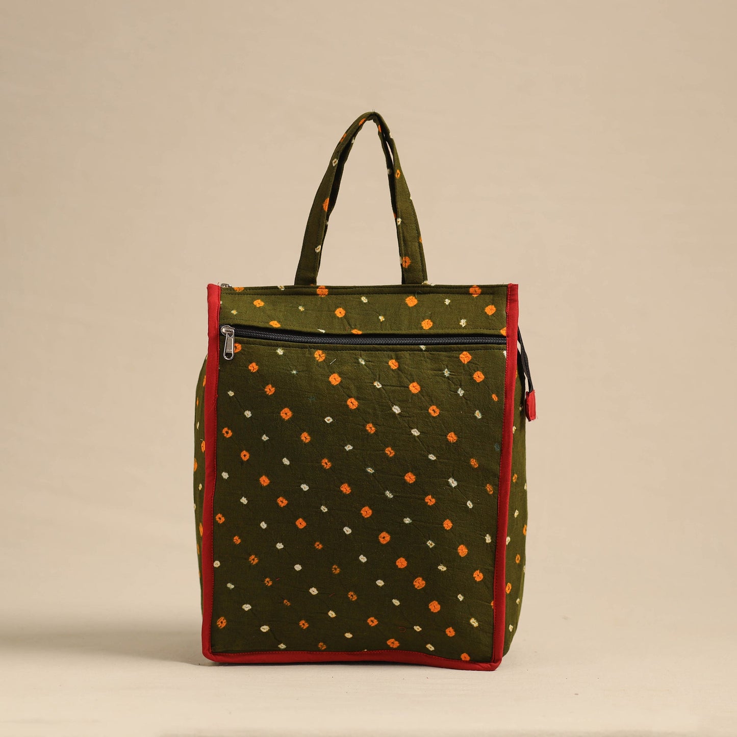 Green Eco-Friendly Handmade Cotton Handbag for Women