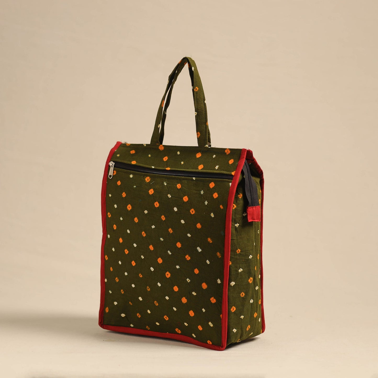 Green Eco-Friendly Handmade Cotton Handbag for Women