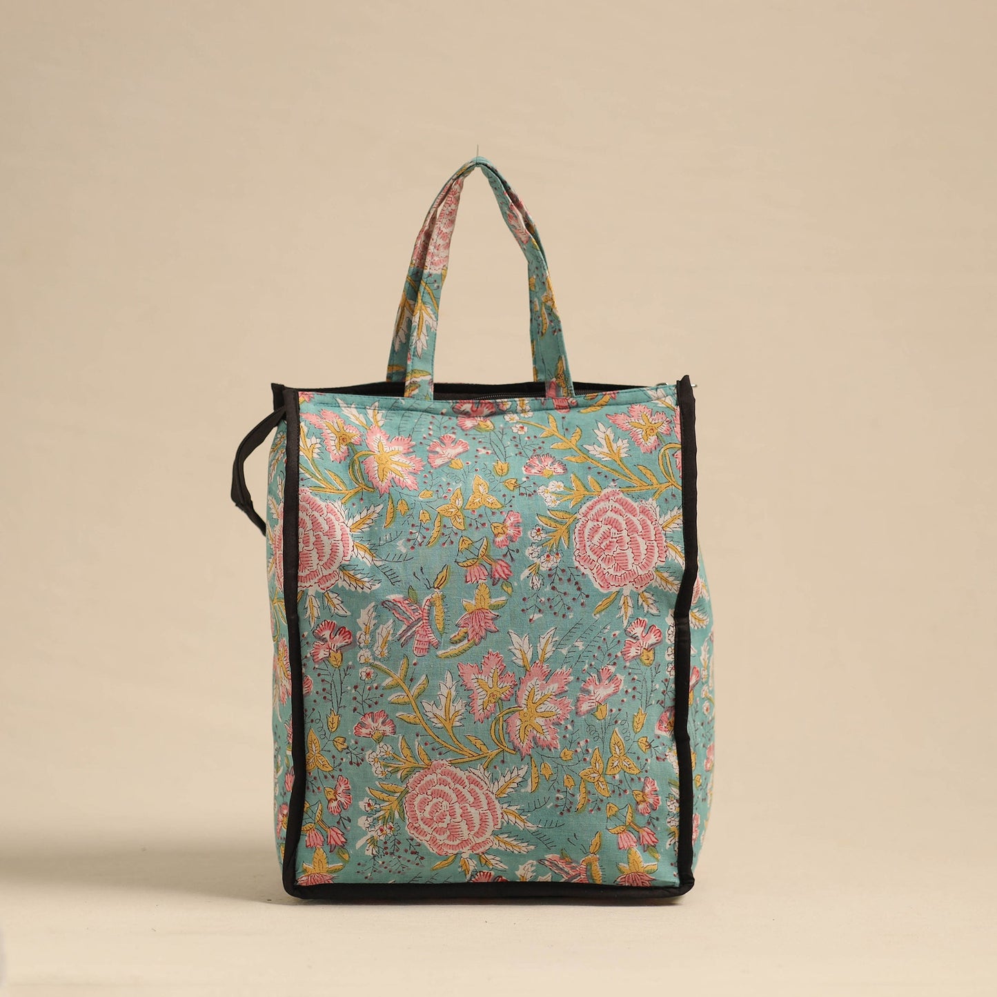Green Eco-Friendly Handmade Cotton Handbag for Women
