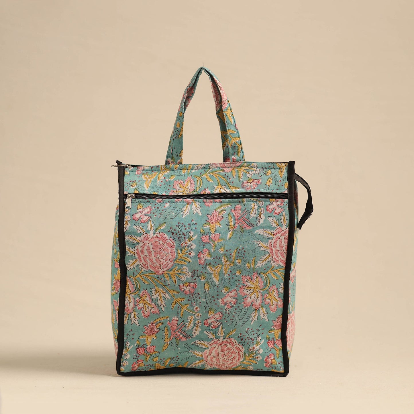 Green Eco-Friendly Handmade Cotton Handbag for Women