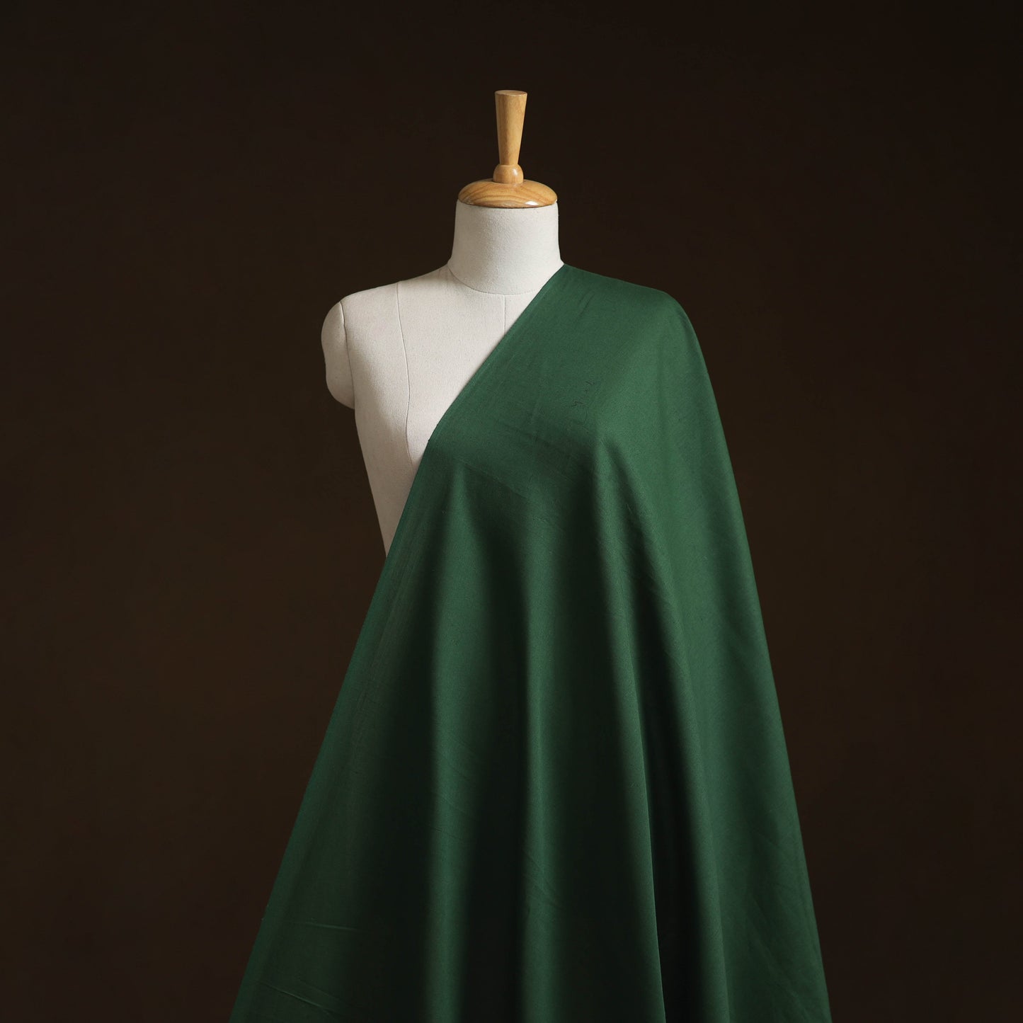Green - flex cotton prewashed plain fabric 20 - handcrafted