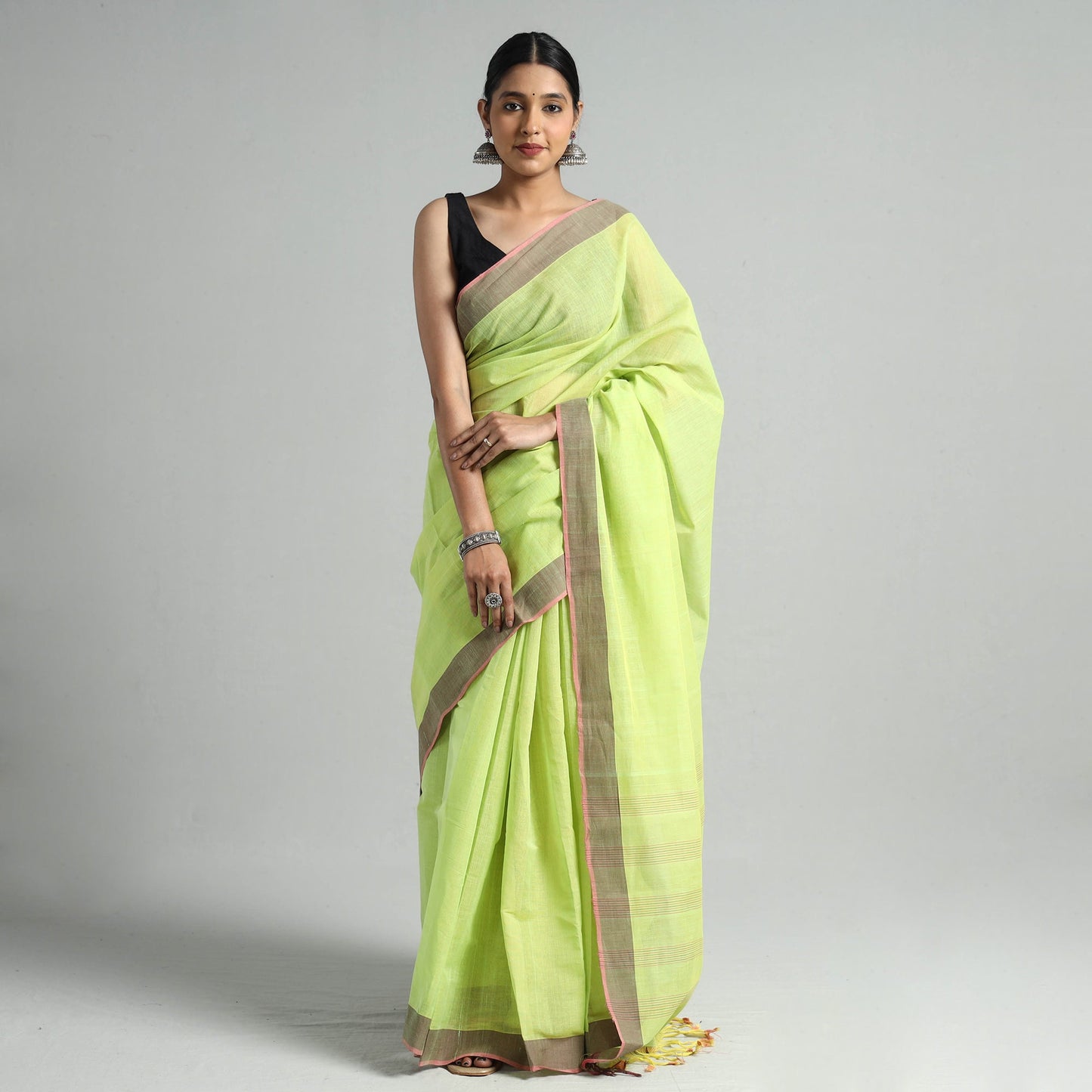 Godavari Plain Cotton Handloom Saree