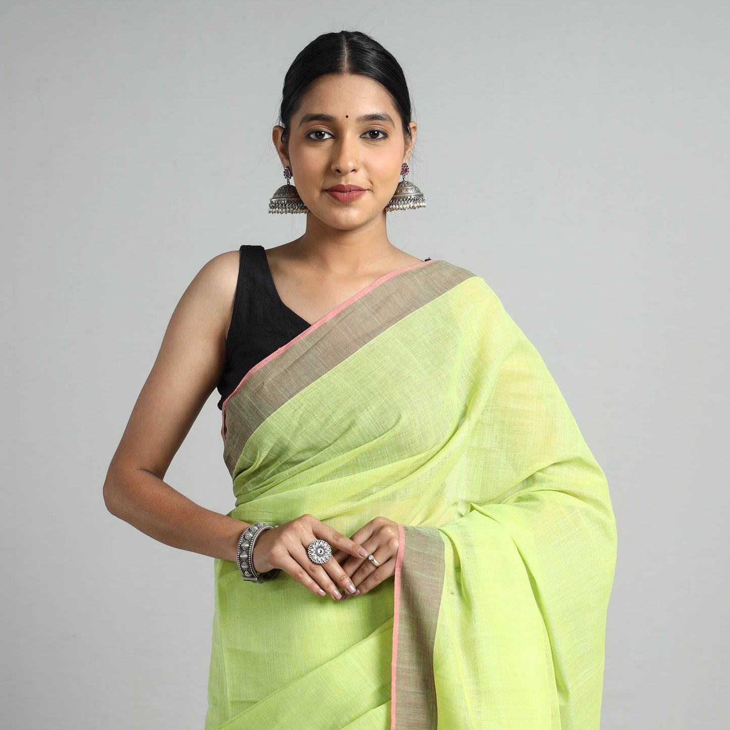 Godavari Plain Cotton Handloom Saree