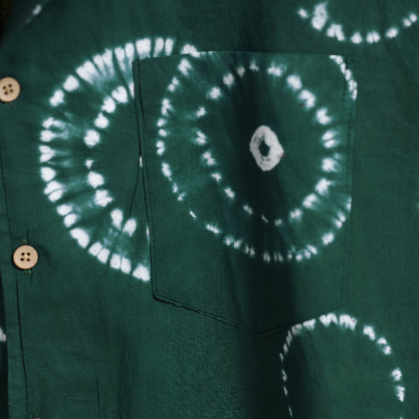 Buy Half Sleeve Tie & Dye Cotton Men Shibori Shirt
