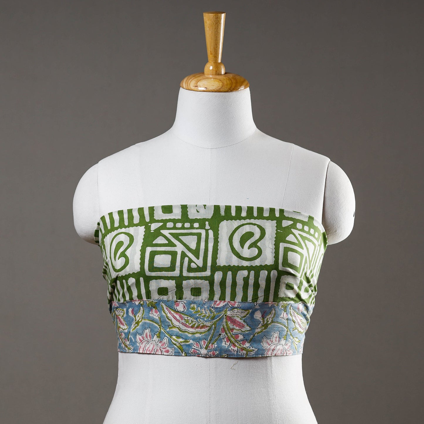 Block Printed Blouse Piece
