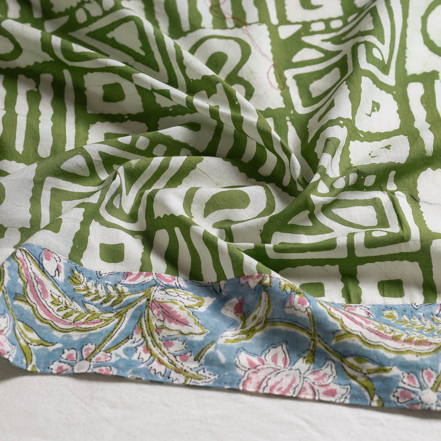 Block Printed Blouse Piece