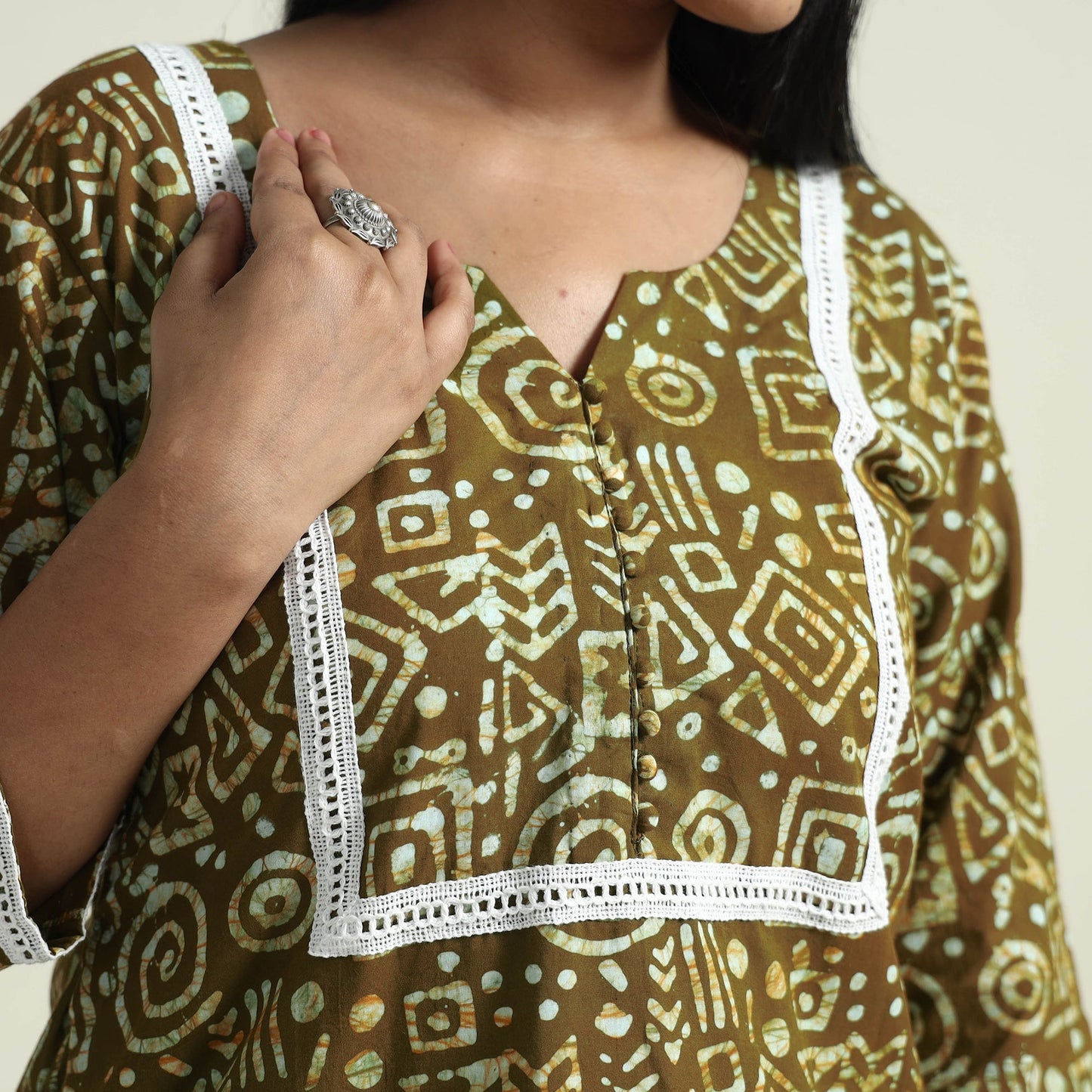 Batik Kurta with Palazzo Set