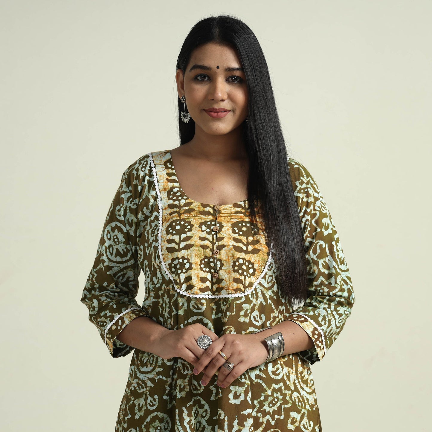 Mangalagiri Kurta with Palazzo Set