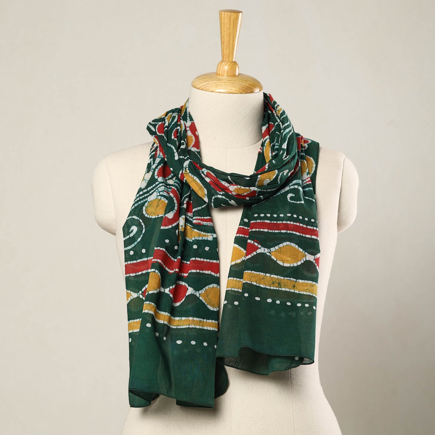Batik Print Cotton Stole 52 Online at iTokri.com