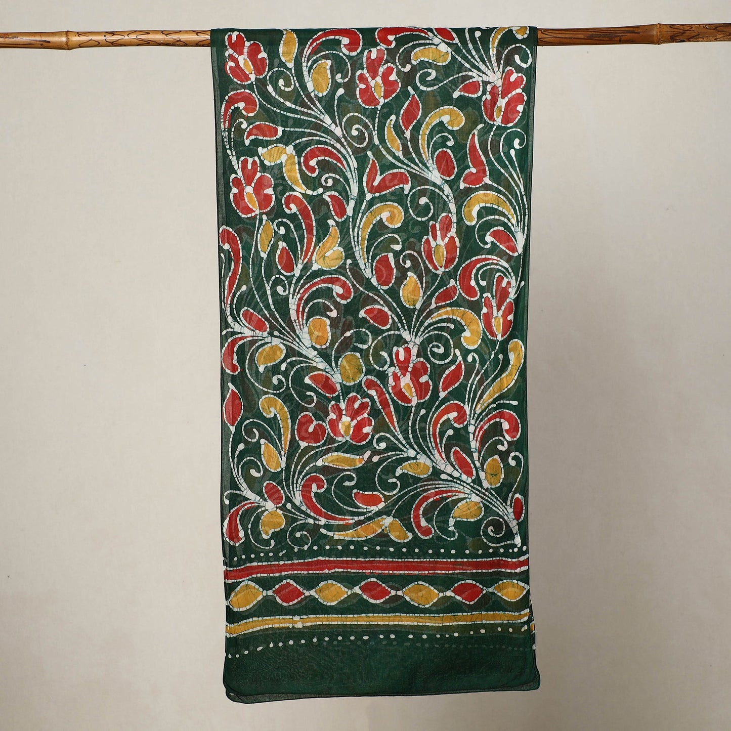 Batik Print Cotton Stole 52 Online at iTokri.com