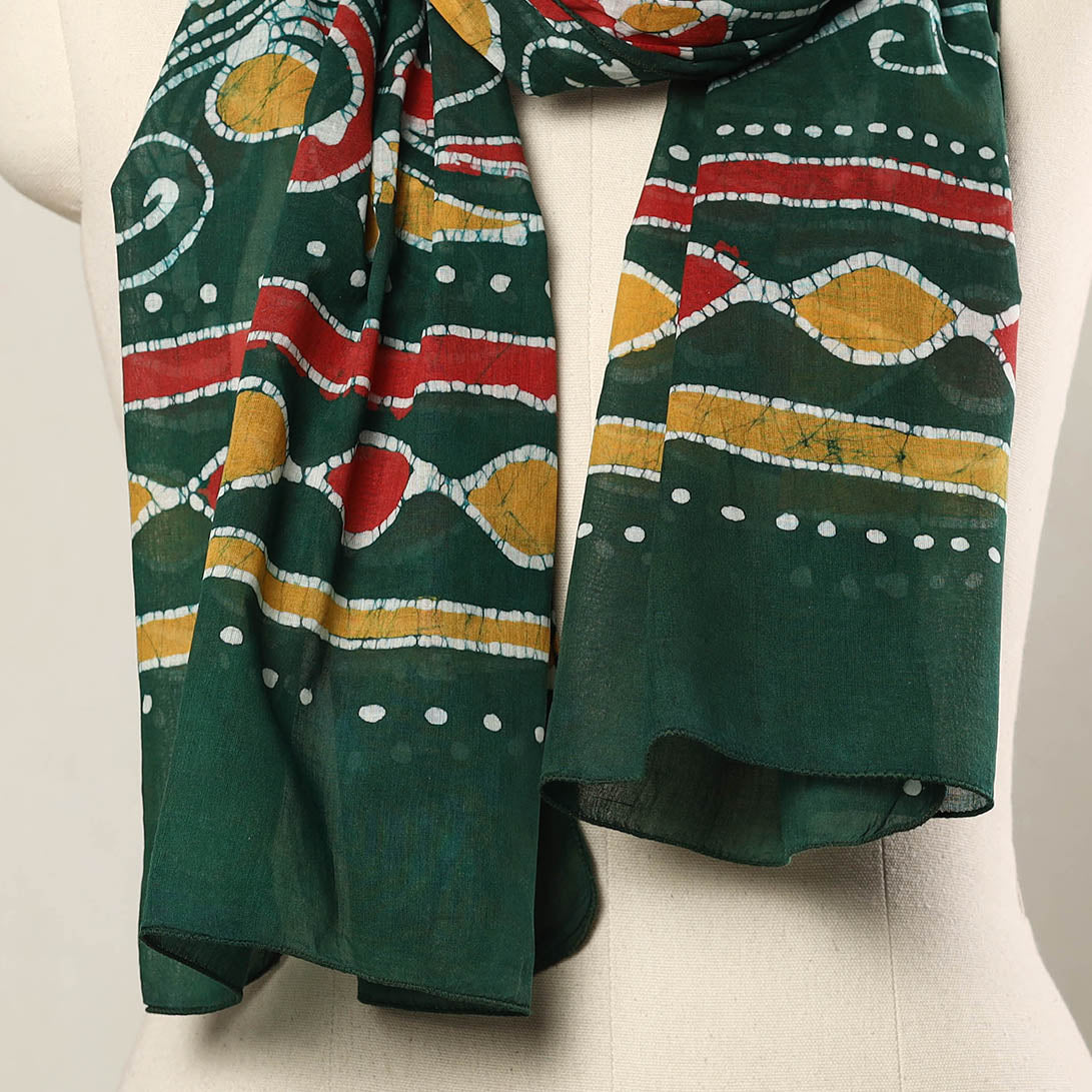 Batik Print Cotton Stole 52 Online at iTokri.com