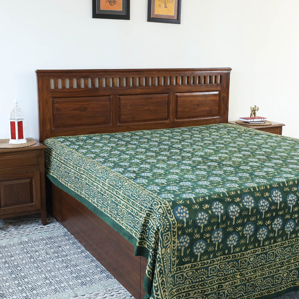 BBlock Art Print Cotton Double Bindaas Bed Sheet
