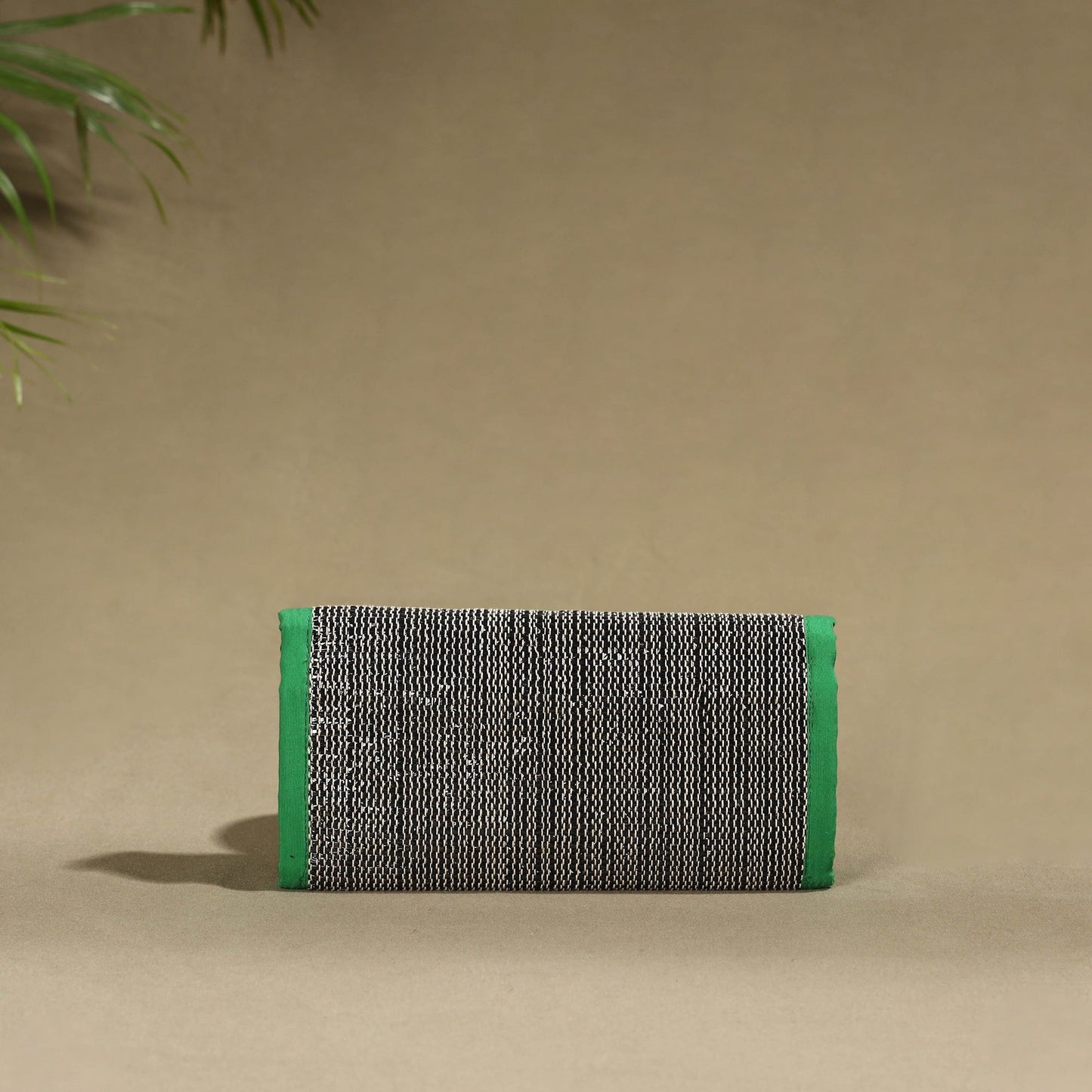 Green Handcrafted Audio Tape Clutch Wallet