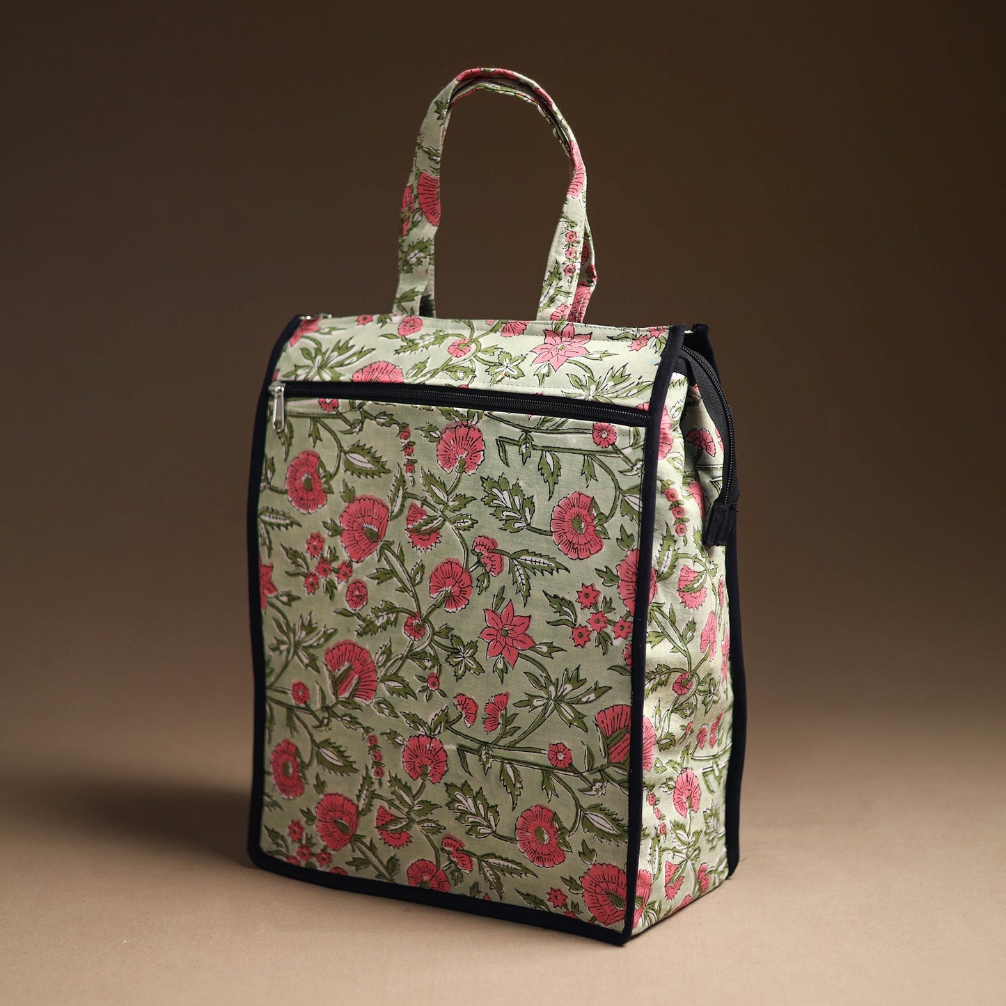 Green Handcrafted Cotton Shopping Bag 08
