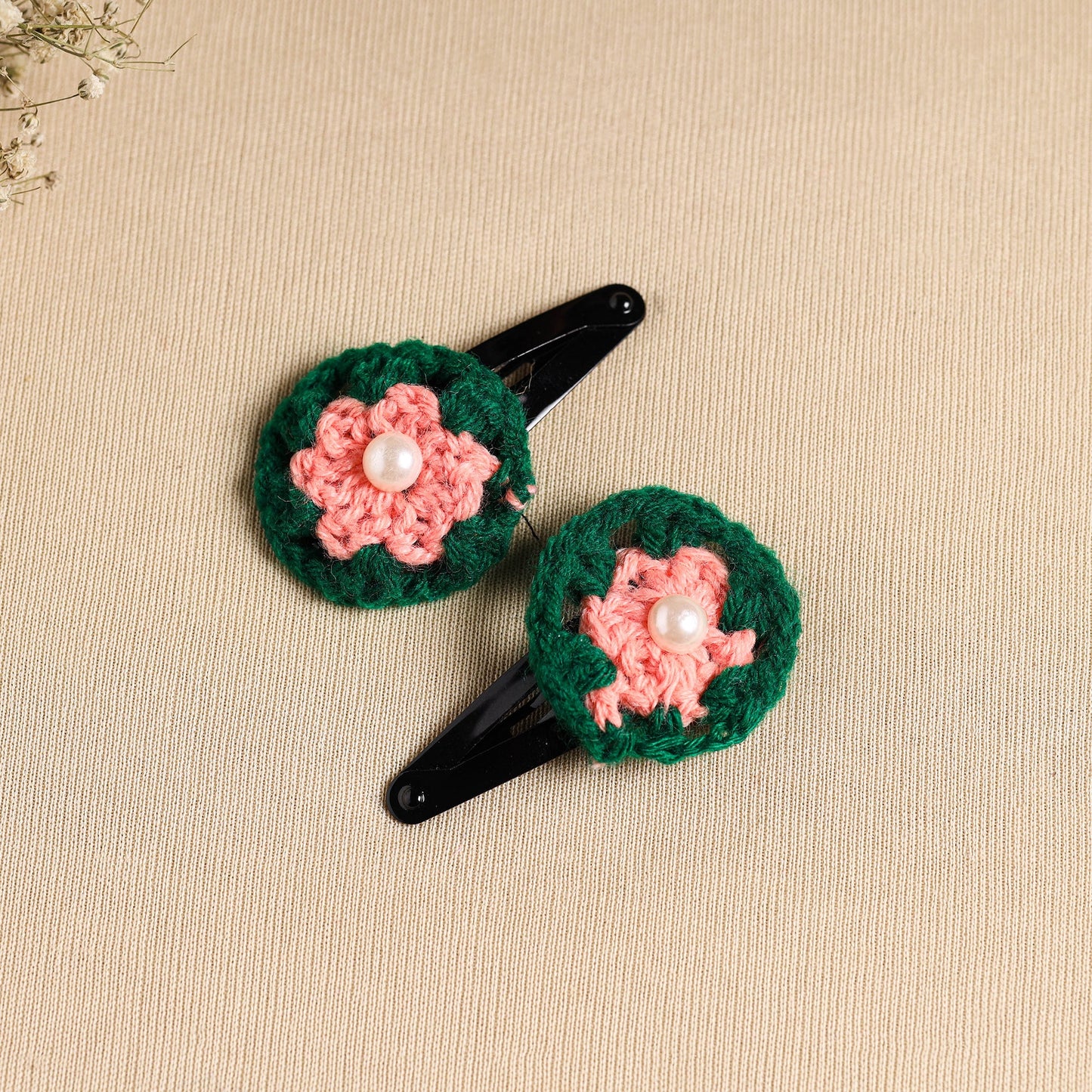 Butterfly Hair Clips for Women – Crochet Set