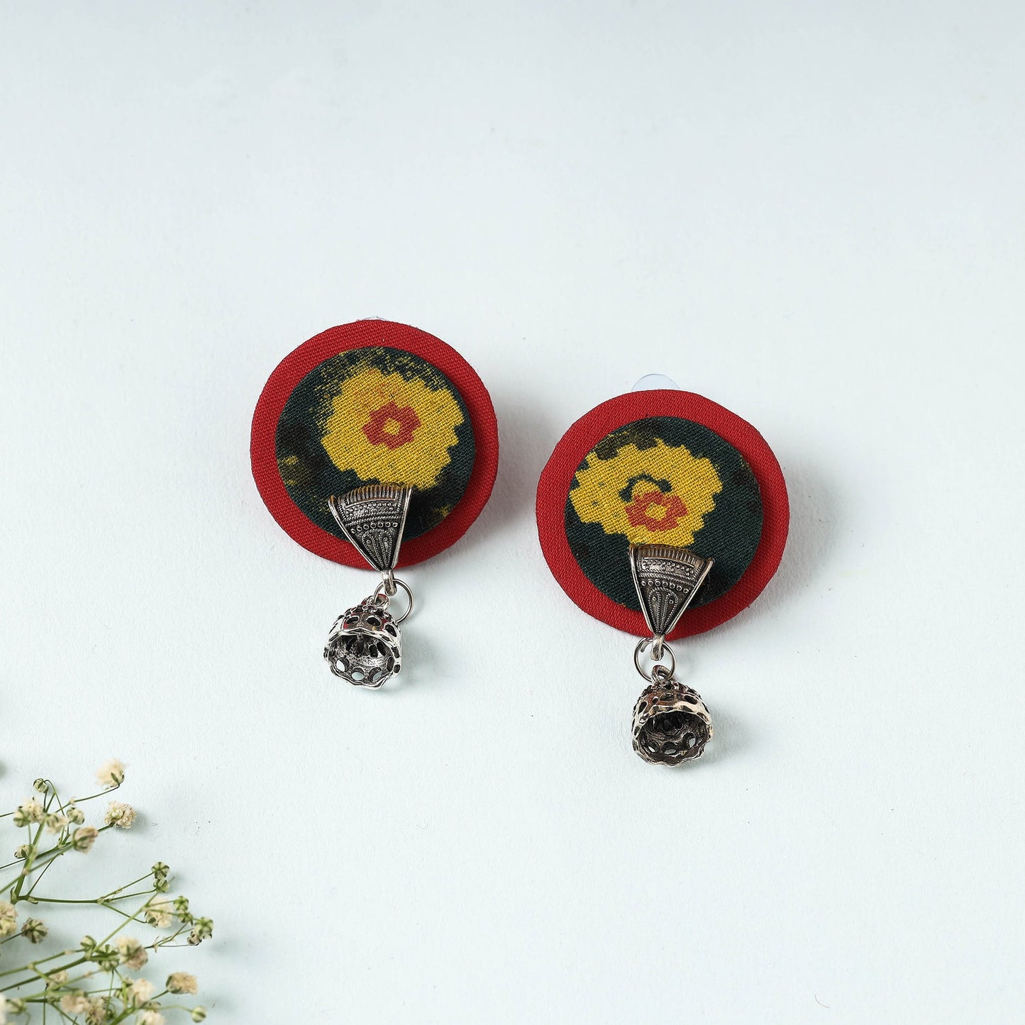Handcrafted Fabart Earrings by Asalkaar