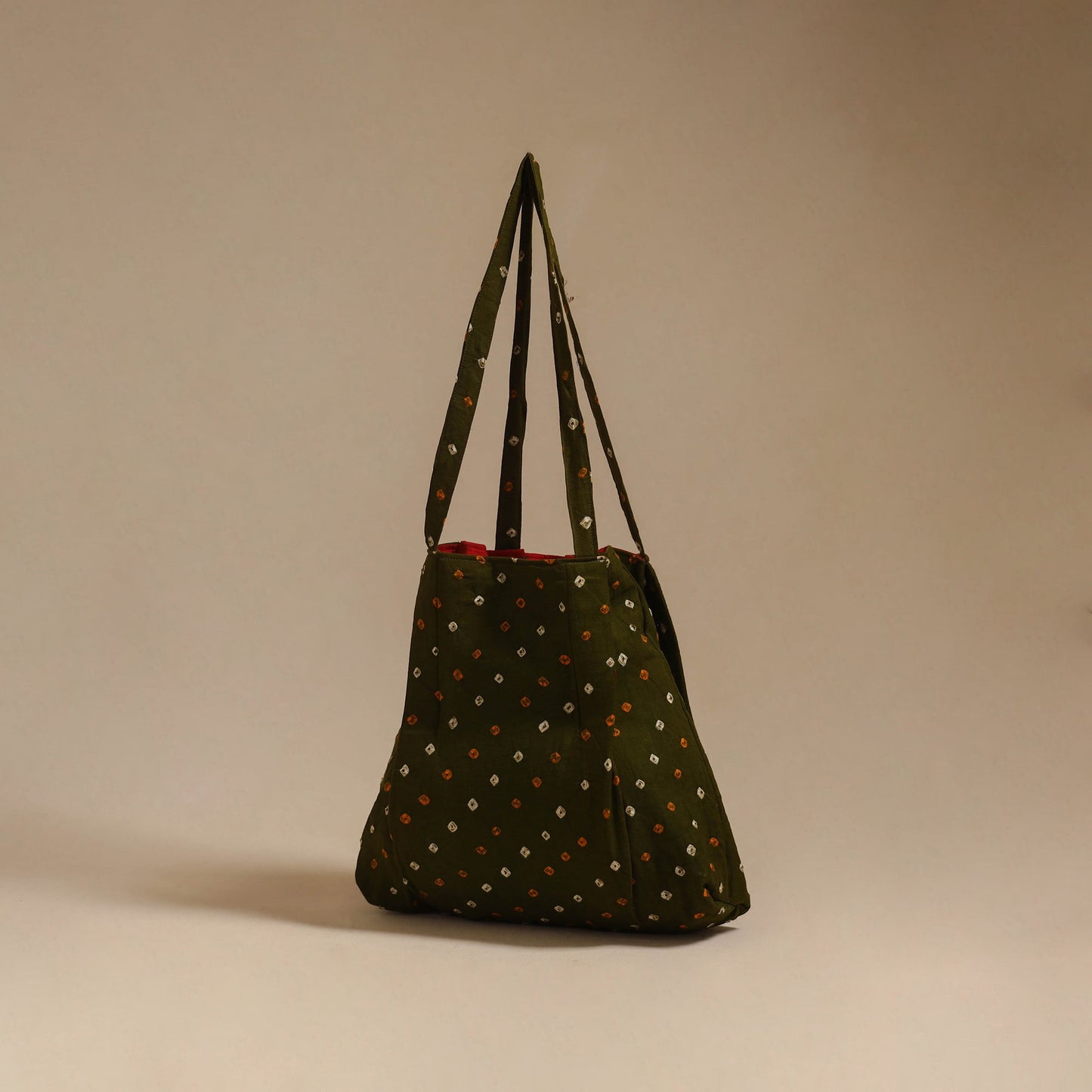 Handcrafted fabric jhola bag 06