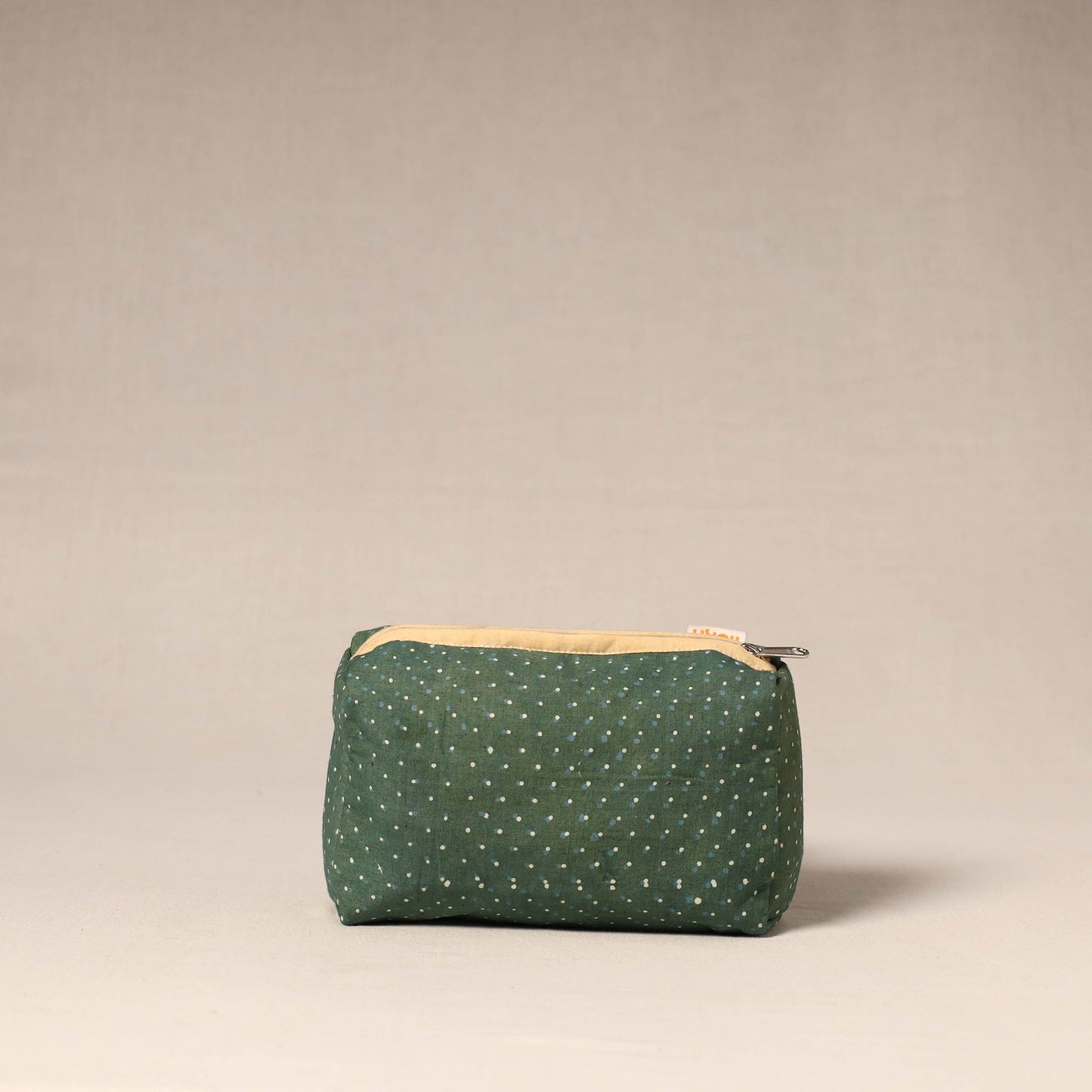 Brown - handcrafted fabric toiletry pouch 39