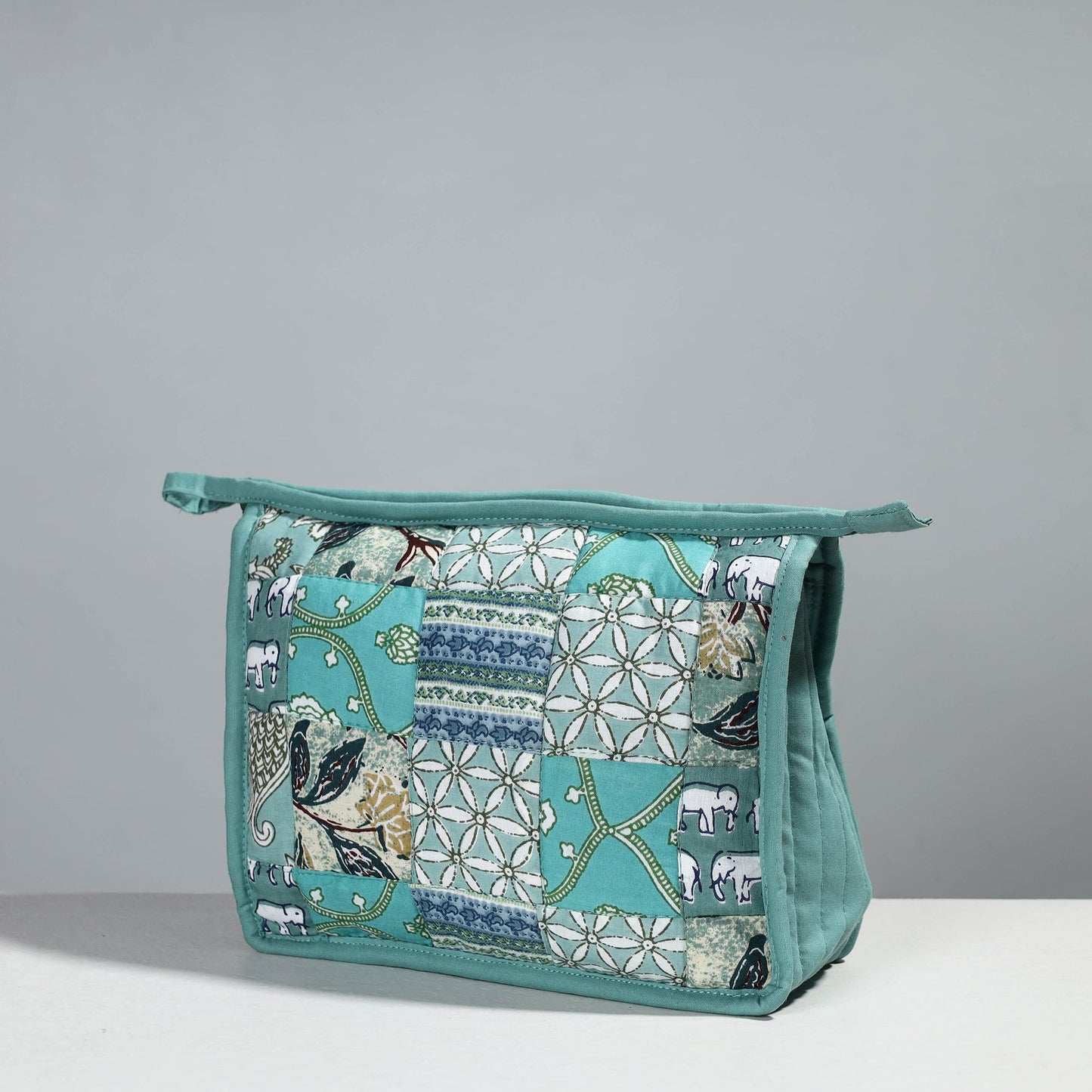 Handcrafted Patchwork Quilted Multipurpose Toiletry Bag