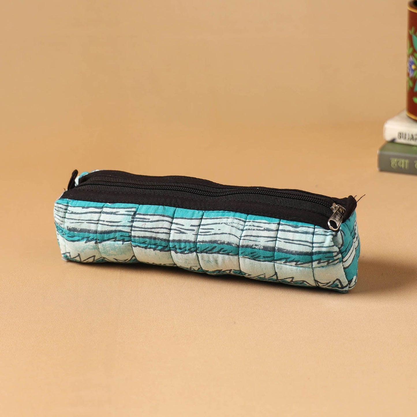 Handcrafted quilted pencil pouch 25