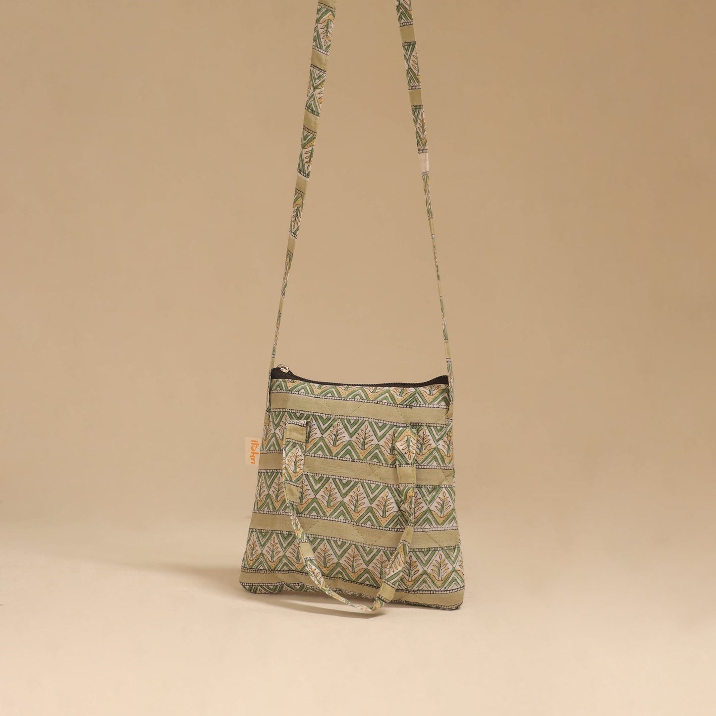 Handcrafted quilted sling bag 20